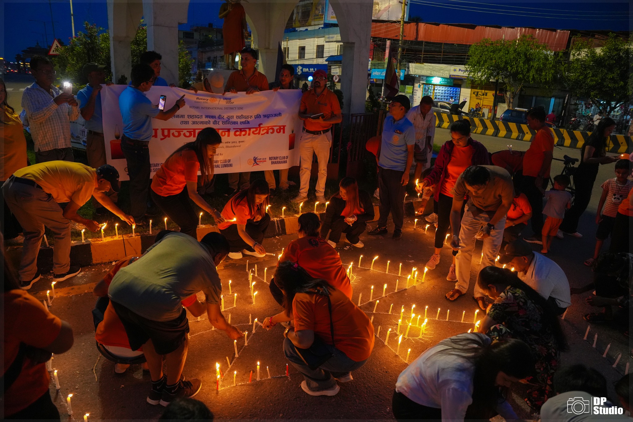 "Candlelight tribute program for Gen-Z Martyrs”
